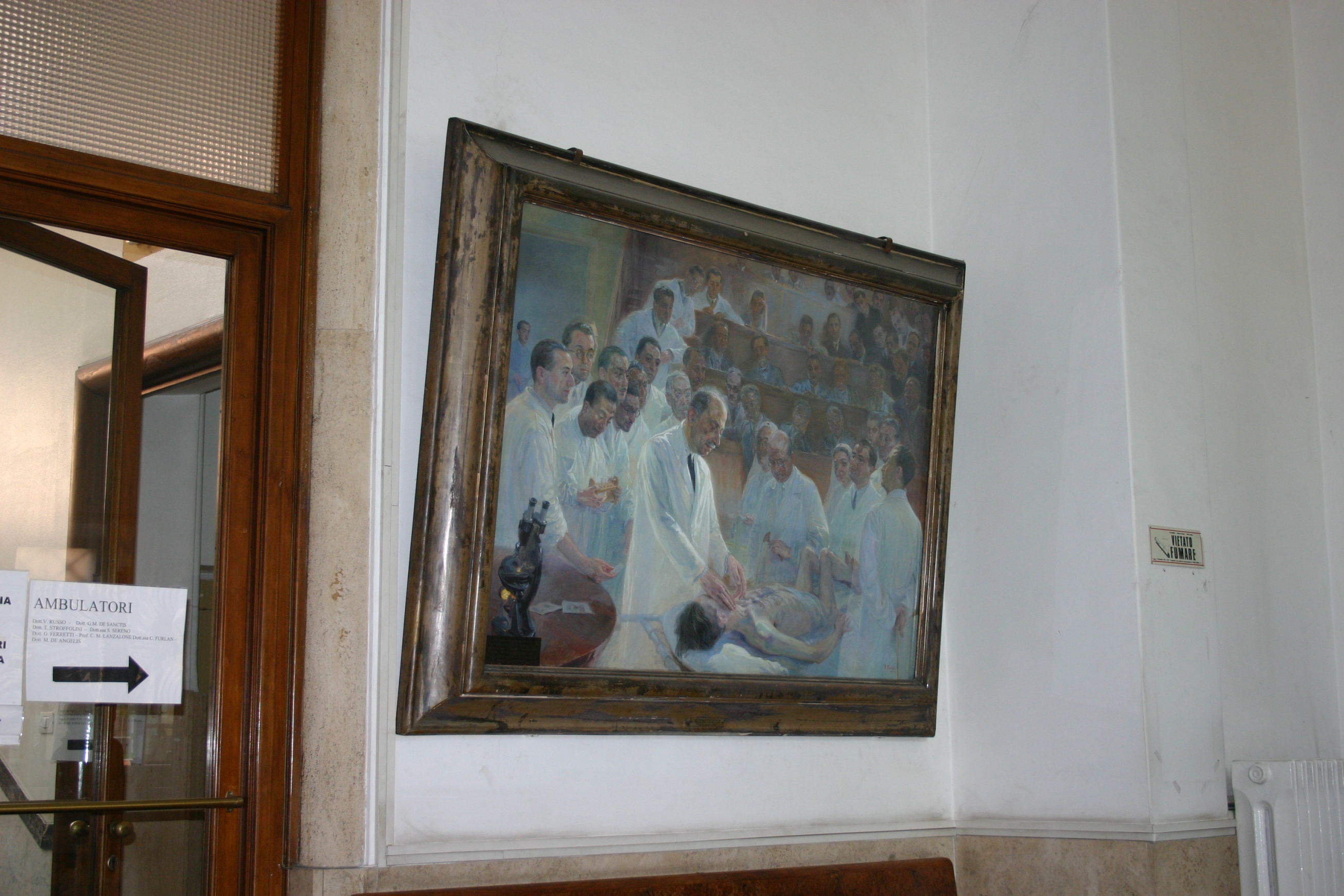 Aldo Castellani  and disciples, by Roberto Fantuzzi, Rome - 01.JPG